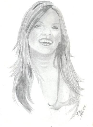A Pencil Sketch Of Sandra Bullock